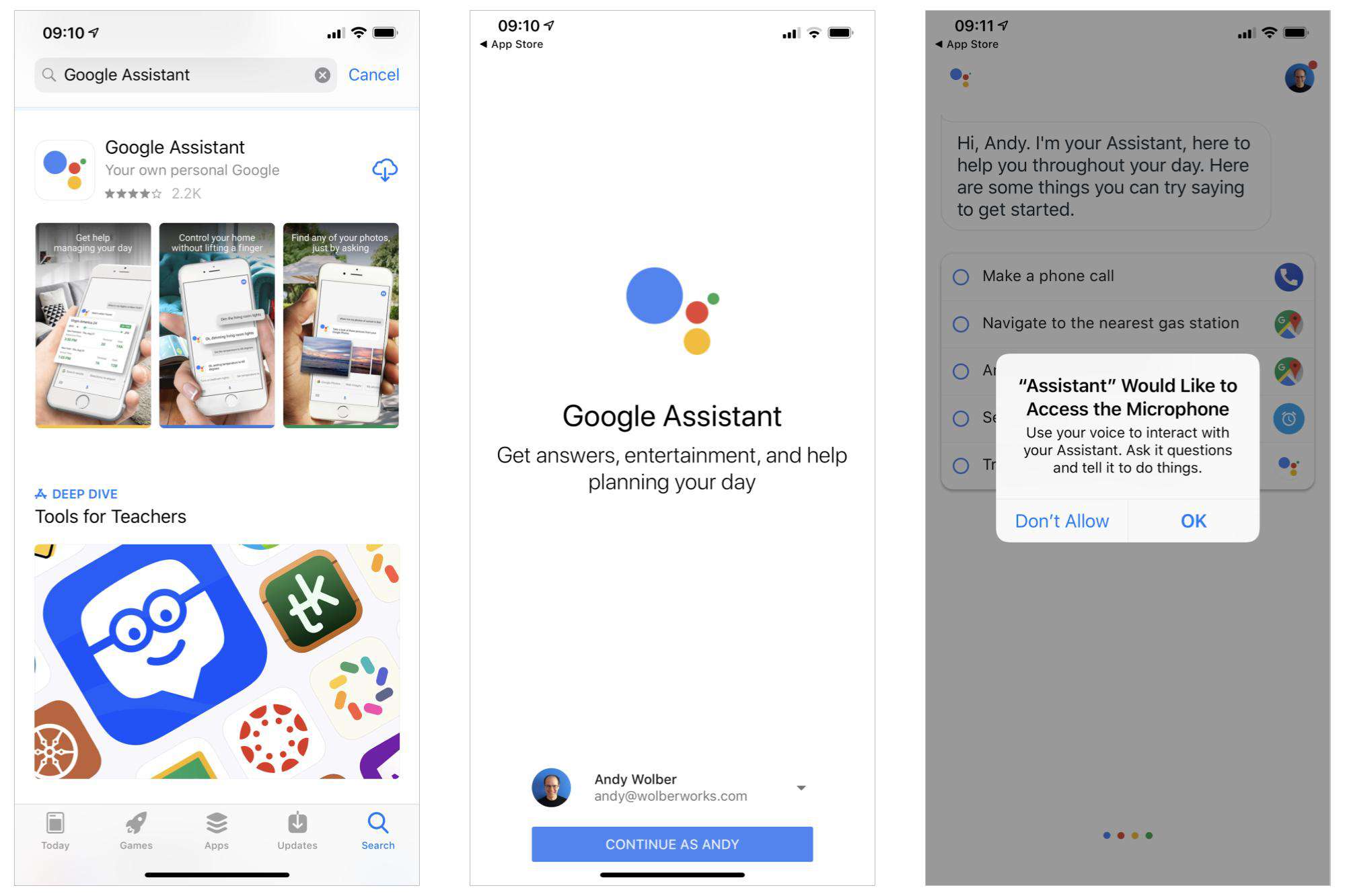 Google Assistant Features
