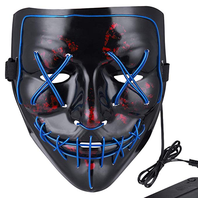 Halloween LED Purge Mask Light