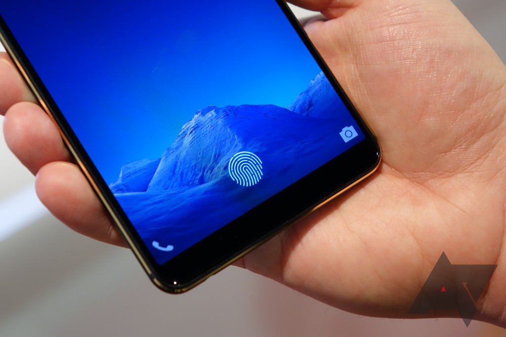 In-screen fingerprint scanner