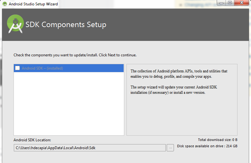 android studio sdk downloading slow