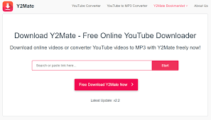 Y2Mate YouTube audio downloader