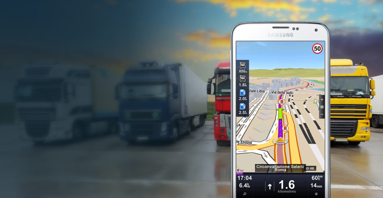 Commercial vehicle GPS Apps