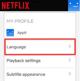 Switching Language