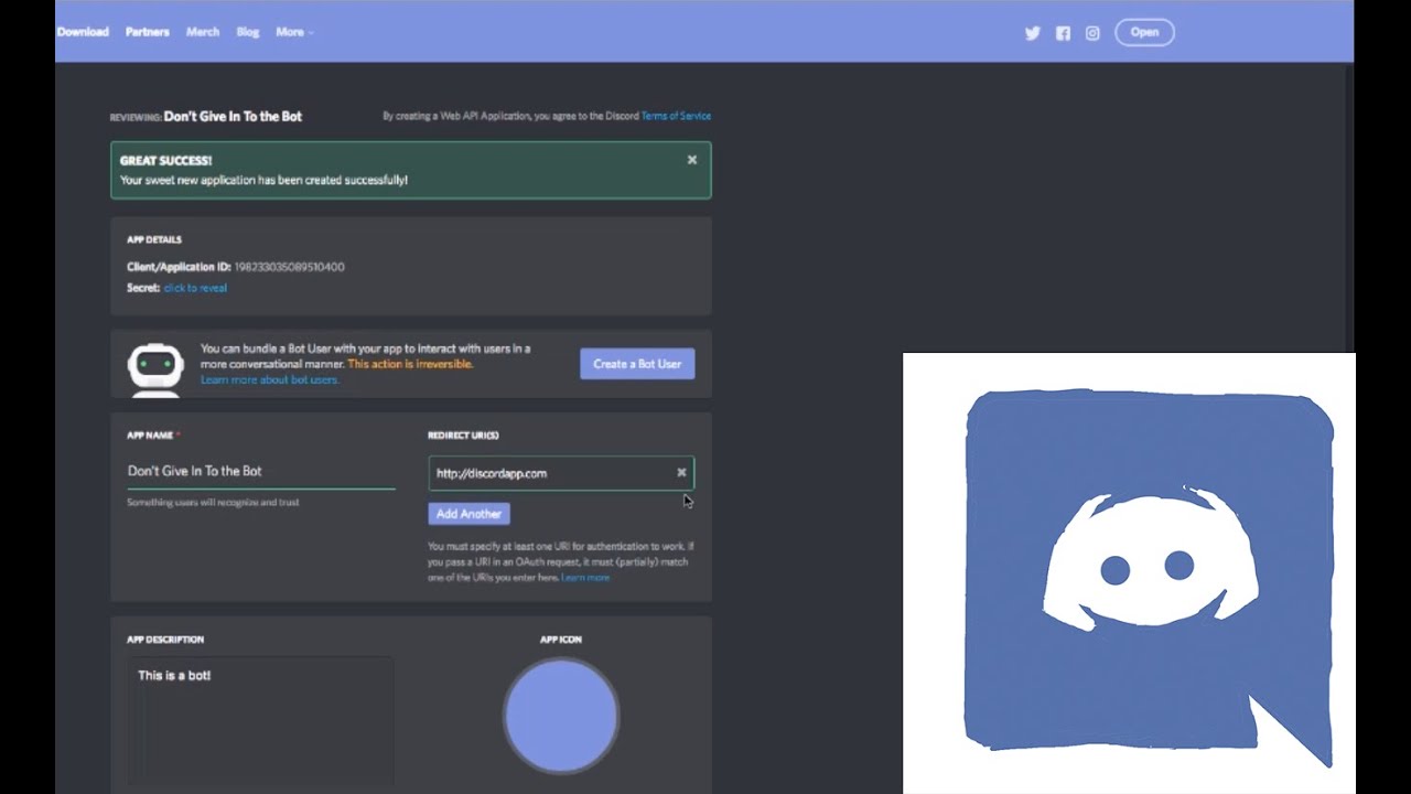 discord bot website