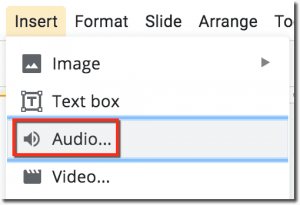 Add Audio to Google Slides