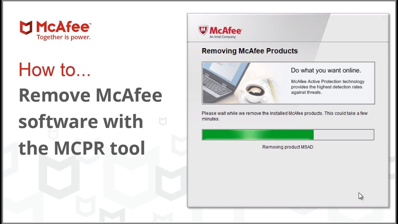 how to Remove McAfee