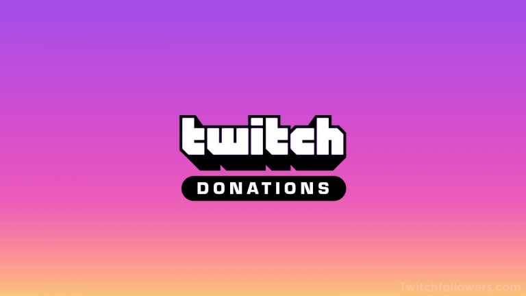 Setup Donations on Twitch