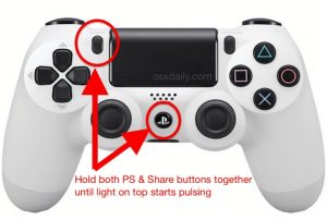 syncing a new ps4 controller