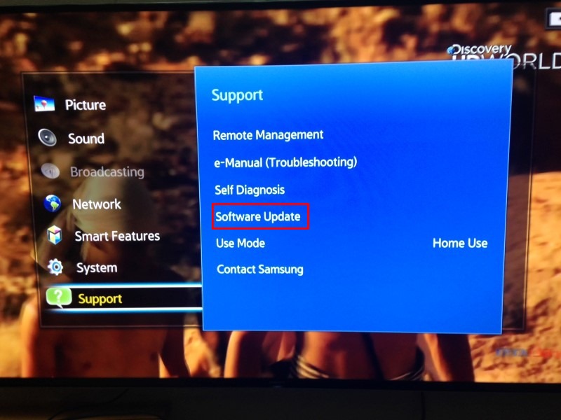 Update Samsung Smart TV