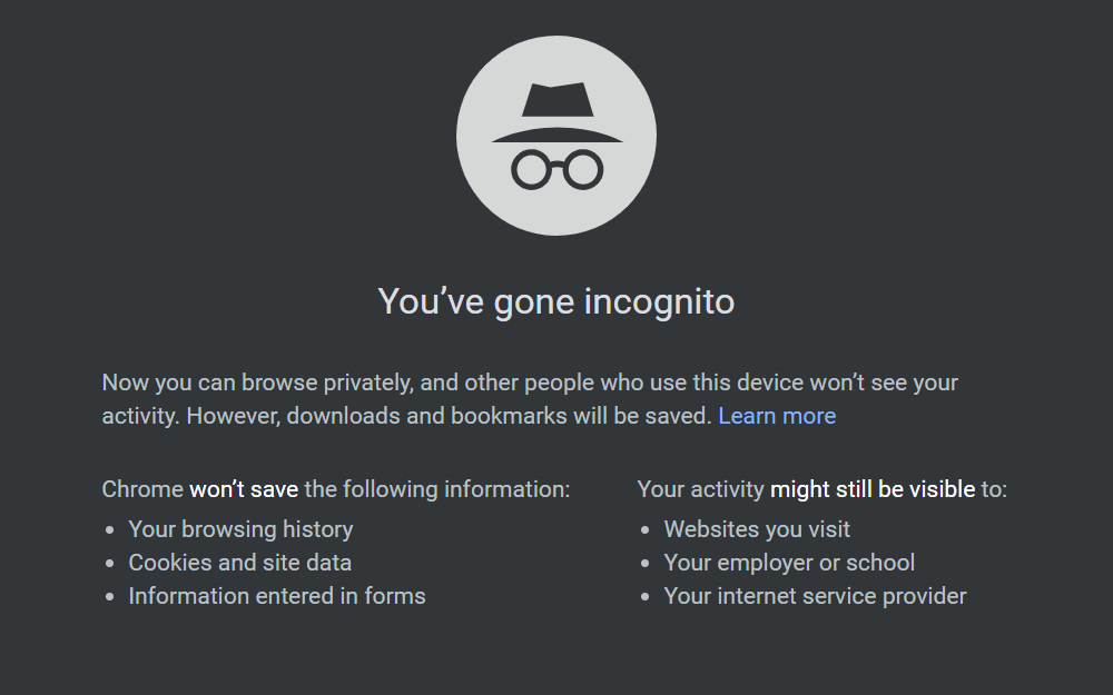 How To Go Incognito