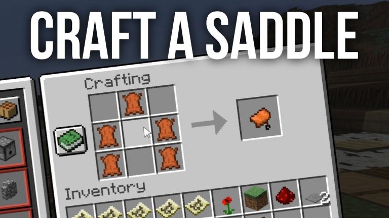 Make Saddle in MINECRAFT