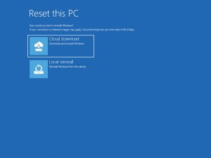 Reinstall Windows 10