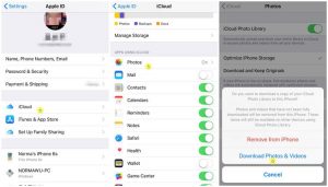 turn off icloud on iphone