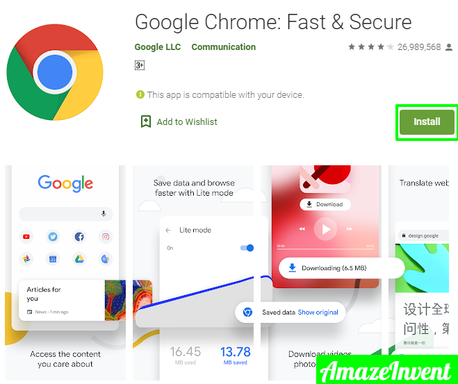 install or uninstall or reinstall the Google Chrome