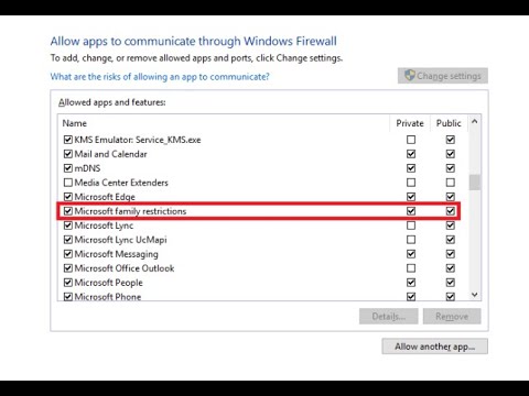 Disable Microsoft Family