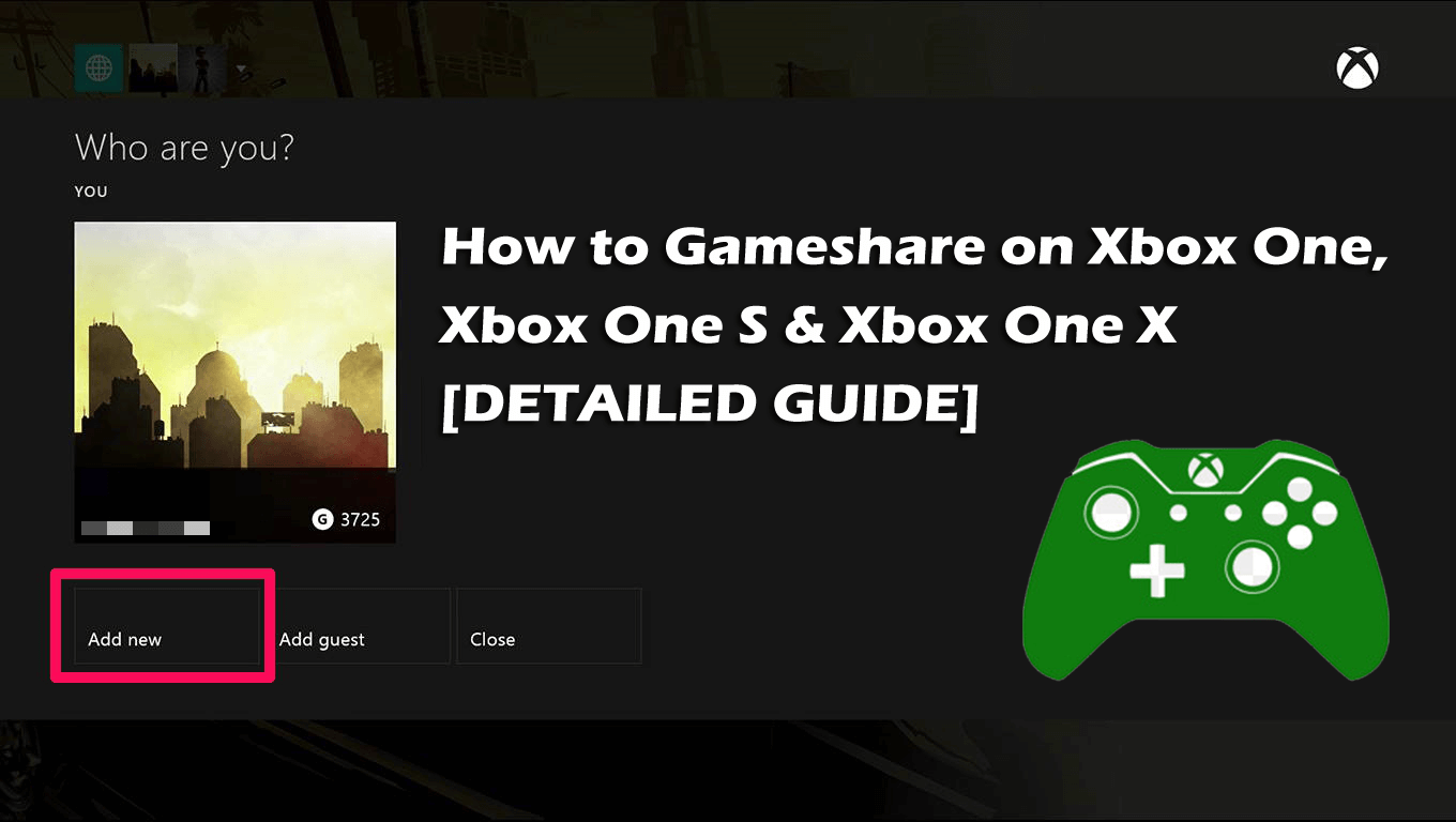 Add a Guest on Xbox One