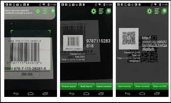 Barcode Scanner Apps for Android
