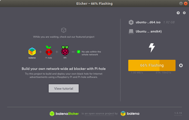 balenaEtcher 1.18.12 free download