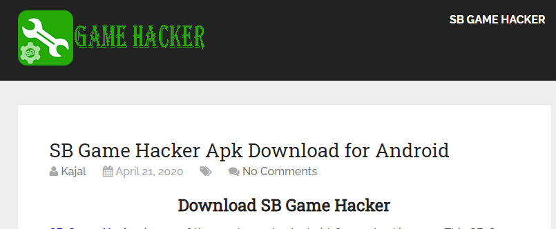 Game Hacker software
