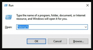 how to manually delete temporary internet files windows 10