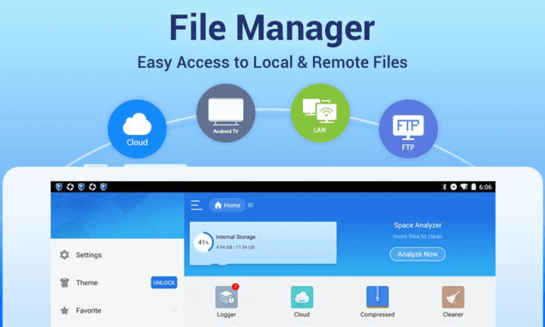 ES File Explorer in Android