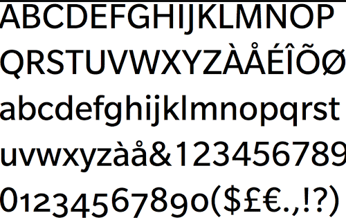 Alternative Typefaces to Helvetica