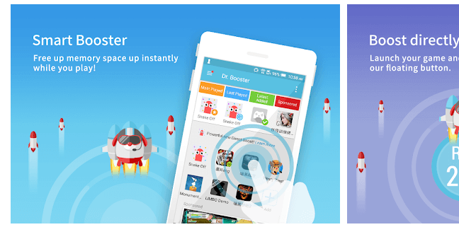 Booster app for Android