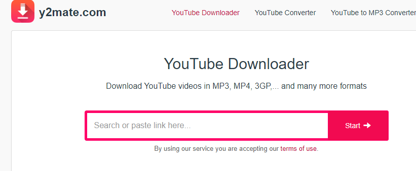 yt downloader y2mate