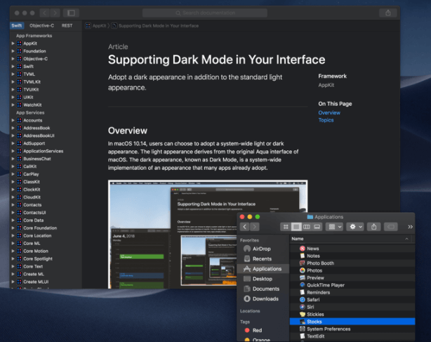 iTunes Dark Mode