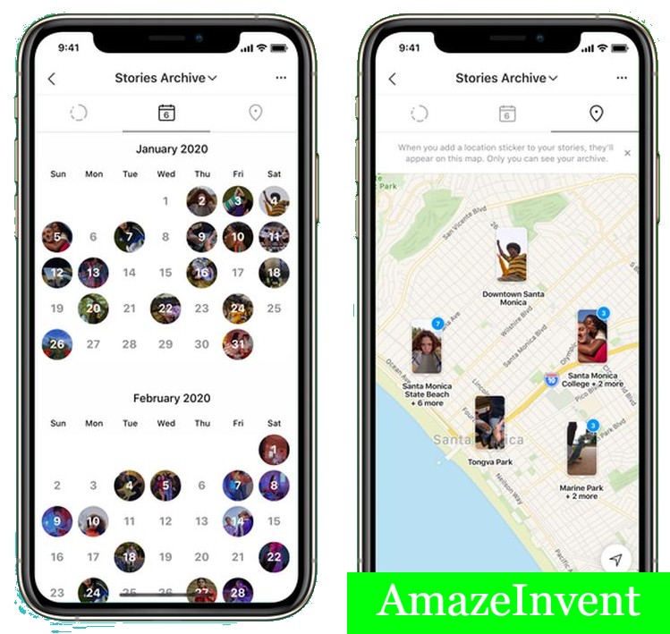 Instagram Stories Map