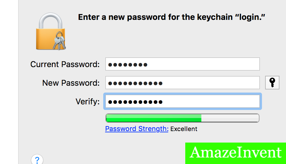New Keychain Mac