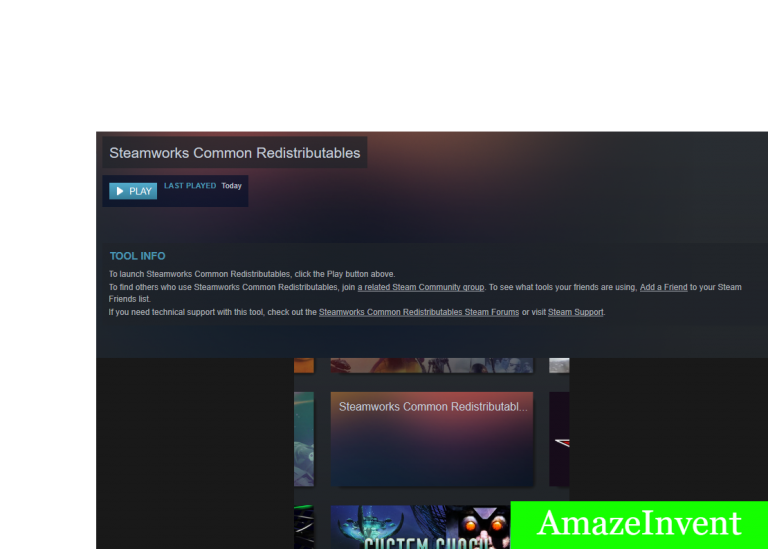 What Is Steamworks Common Redistributables AmazeInvent