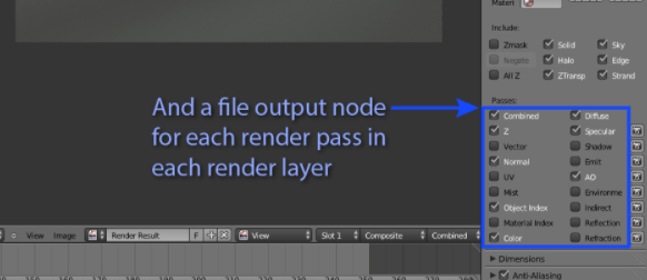 adding a file output node