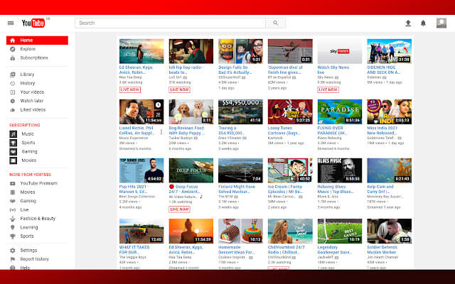 Change the YouTube Layout Back to the Original
