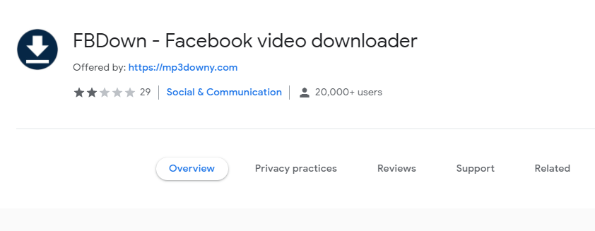 download facebook video mac