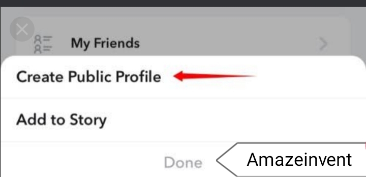 create a public profile on Snapchat