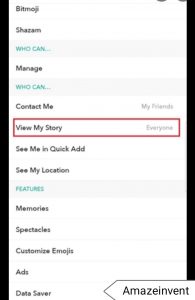 Make your Story Private on Snapchat for Close Friends