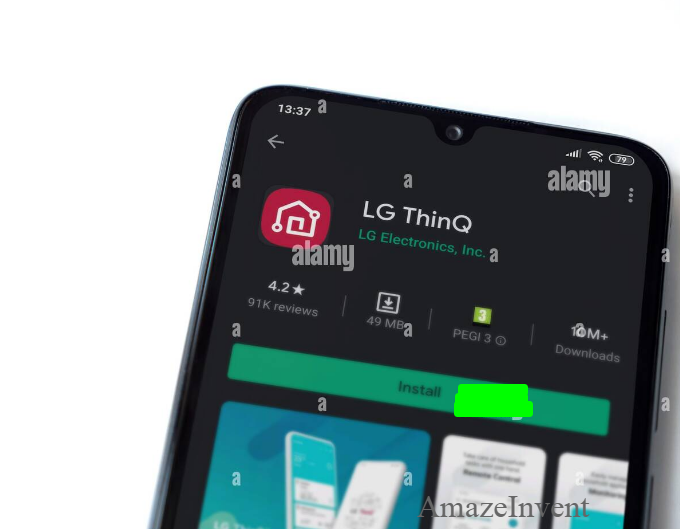 install the LG ThinQ application