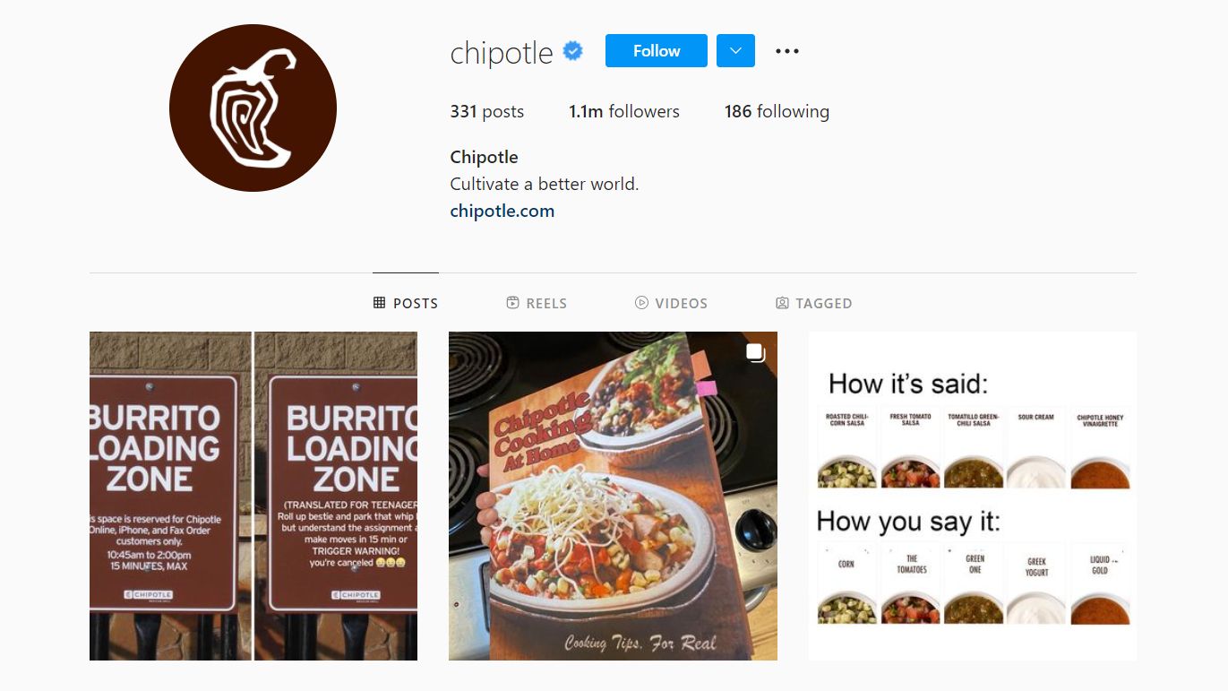 Good Brand Examples on Instagram