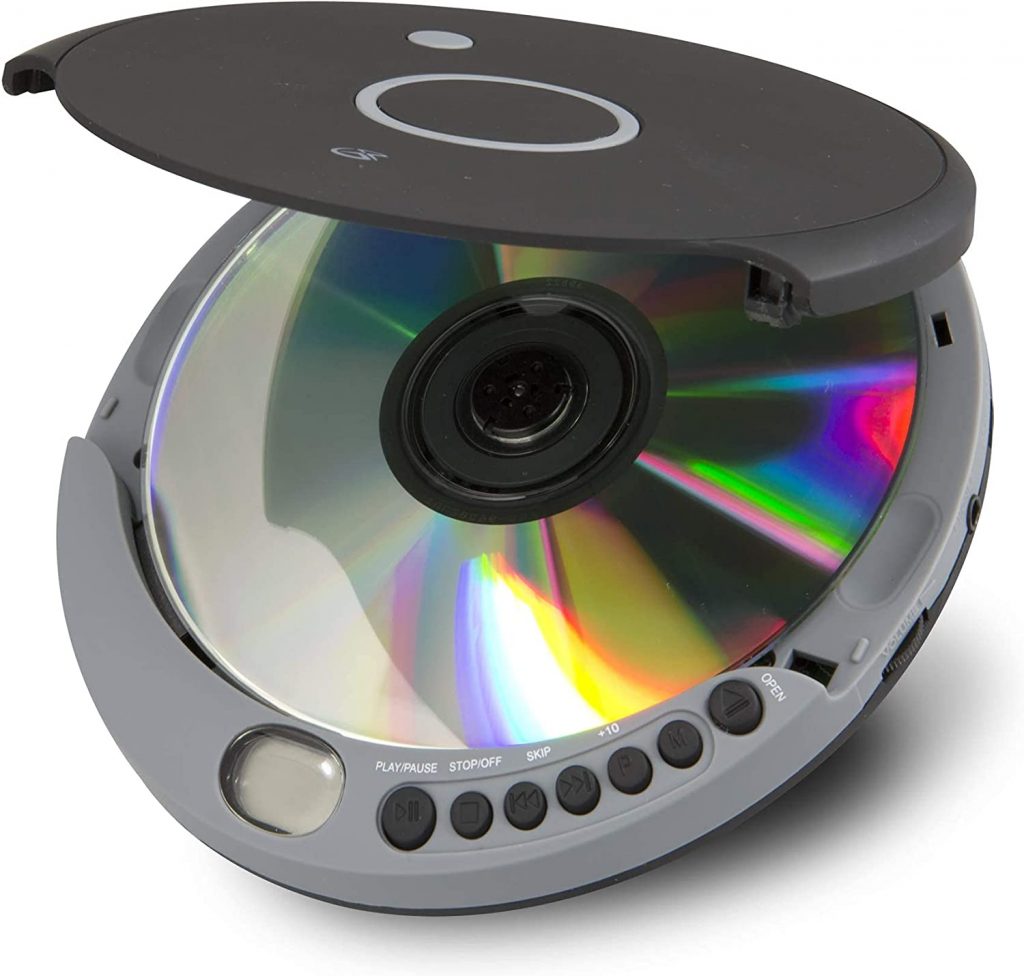 Gray Portable CD Player