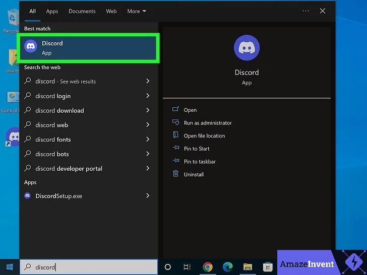 Step 2 — Click ⚙ to open Discord User Settings
