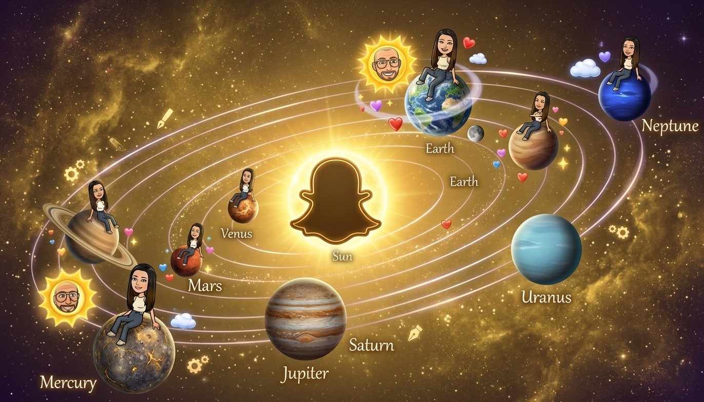 Snapchat planets meaning