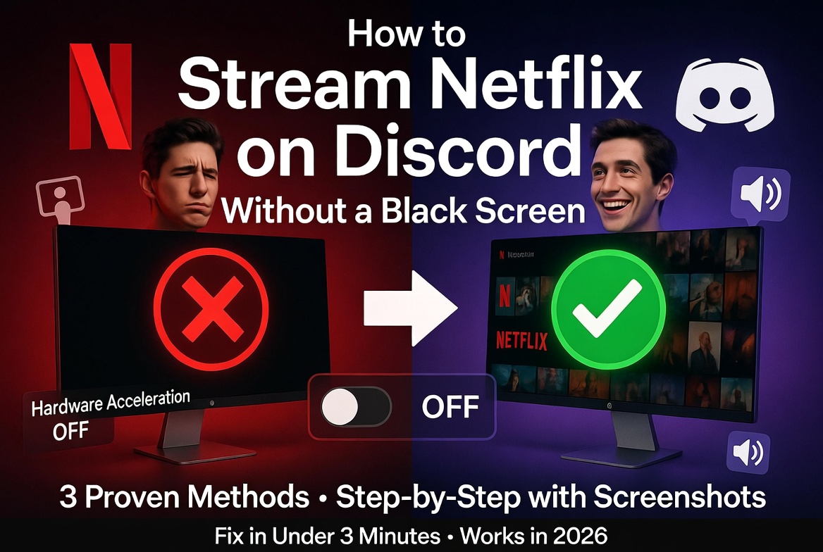 how to stream netflix on discord