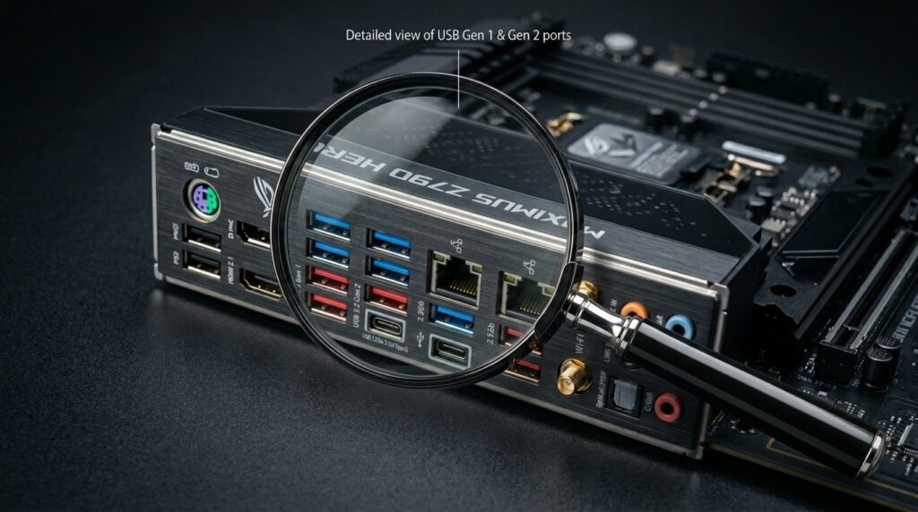 how many usb ports does my motherboard have