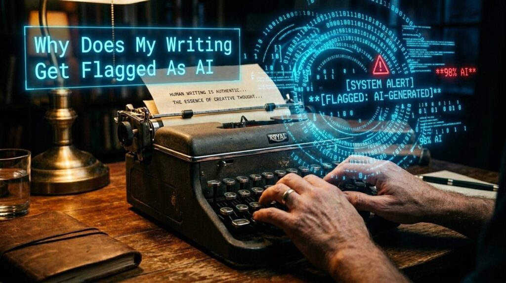 why does my writing get flagged as ai